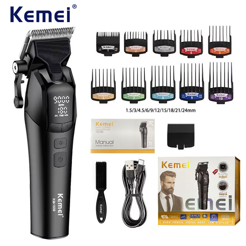 Hair Care Korean Products - Cortadora de pelo eléctrica profesional Kemei