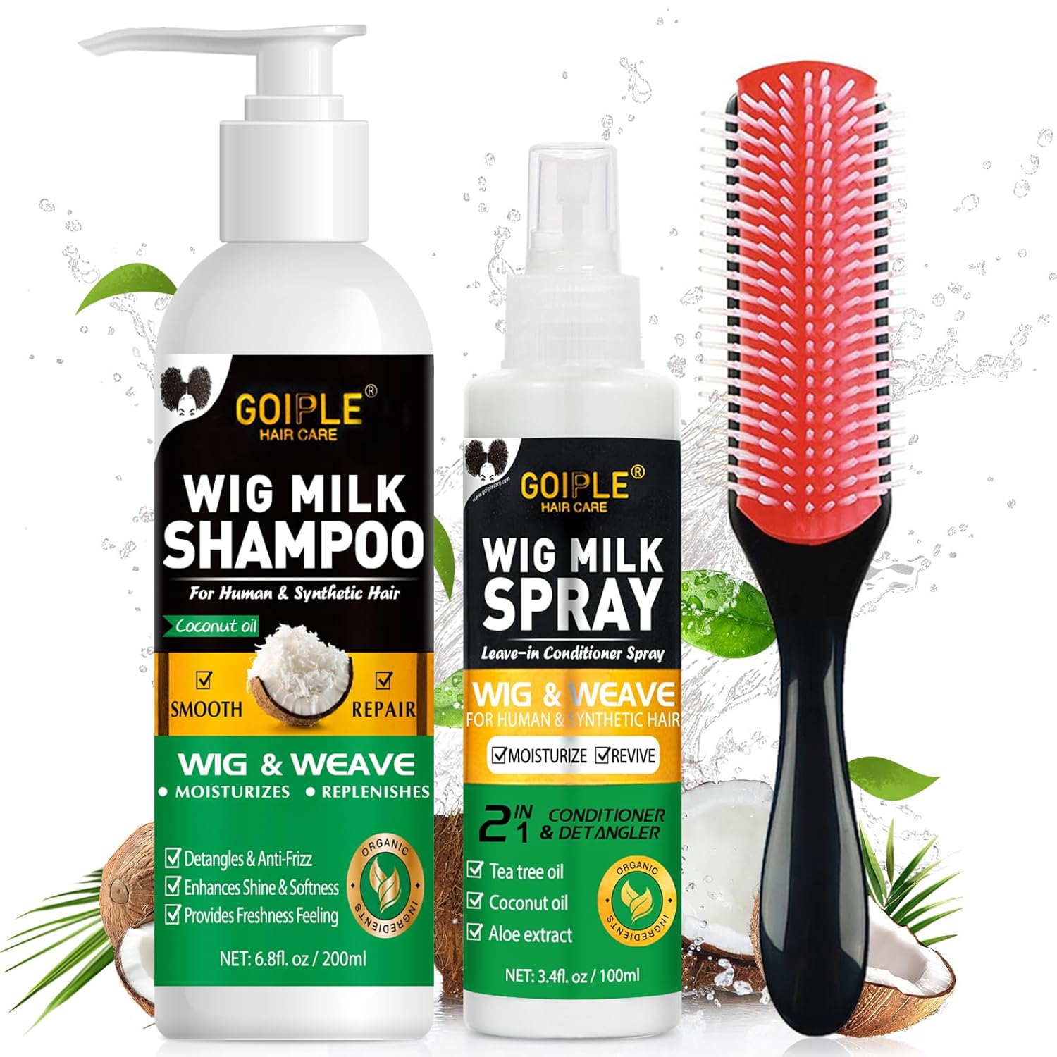 Hair Care Products - Kit de Cuidado de Pelucas 3