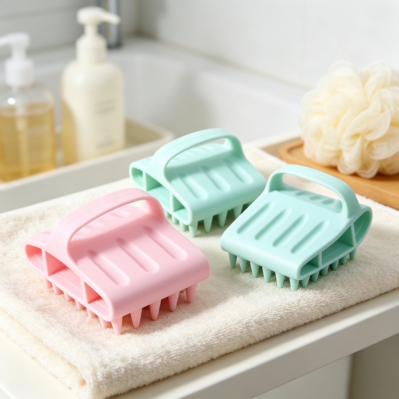 Hair Care Products - Cepillo de Silicona para Masaje del