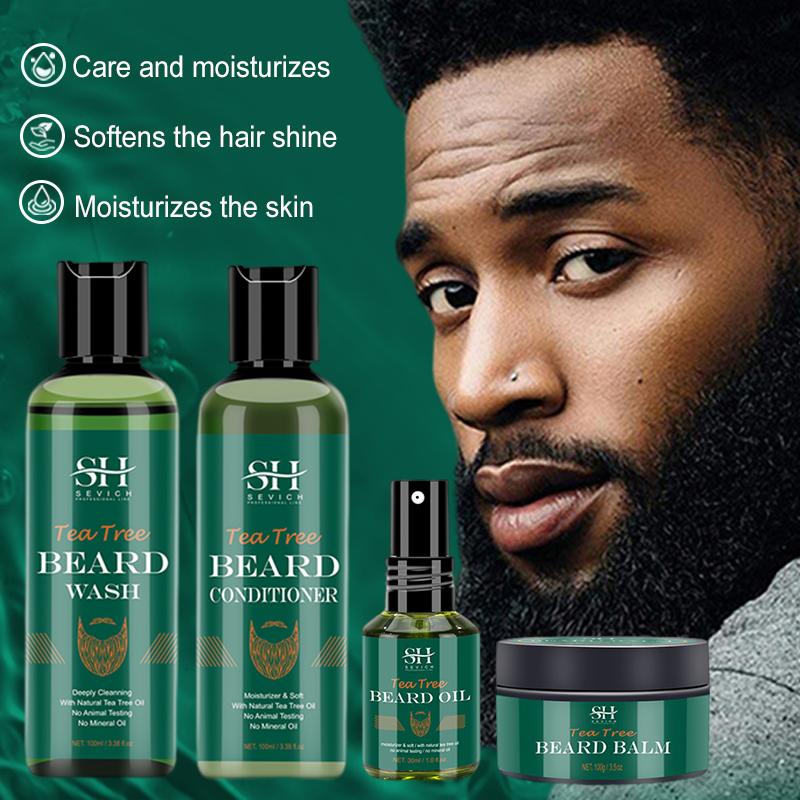 Hair Care Organic - Juego de aceite de barba de
