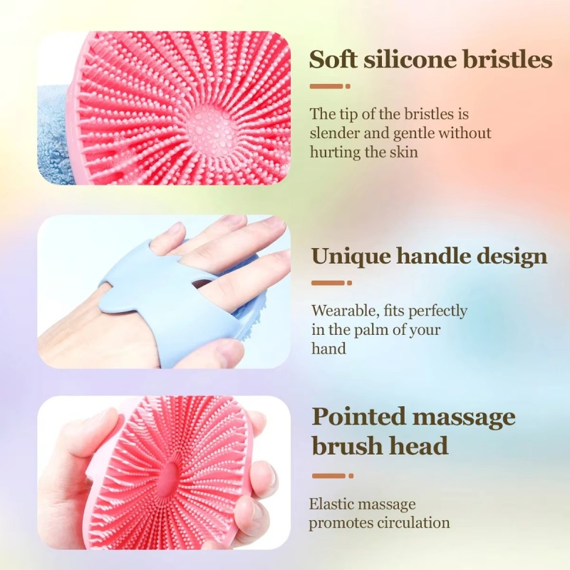 Cepillo de silicona para masaj - Hair Care Dandruff reseña y precio