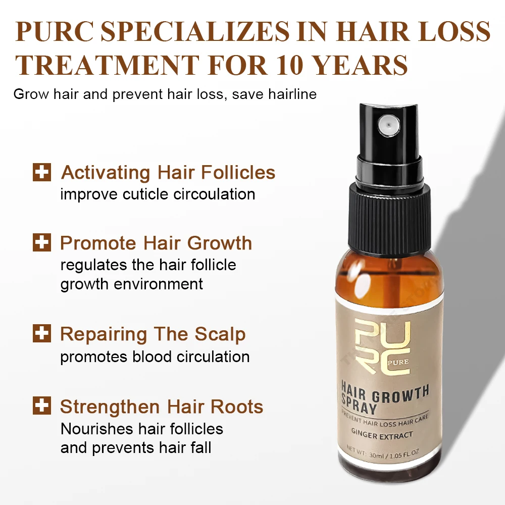 PURC-Spray de jengibre para el - Hair Care Lotion reseña y precio